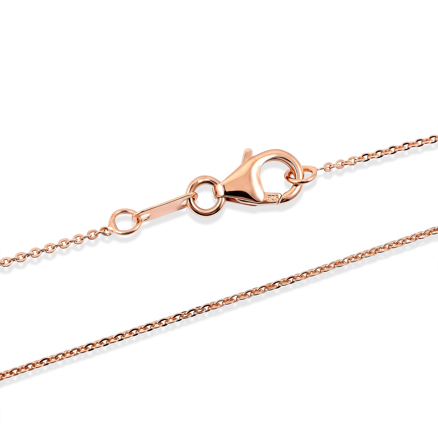 Certified & Appraised D'Joy Premium Pink Morganite and Moissanite 1.01 ctw Pendant Necklace in 18K Vermeil Rose Gold Over Sterling Silver 18 Inches