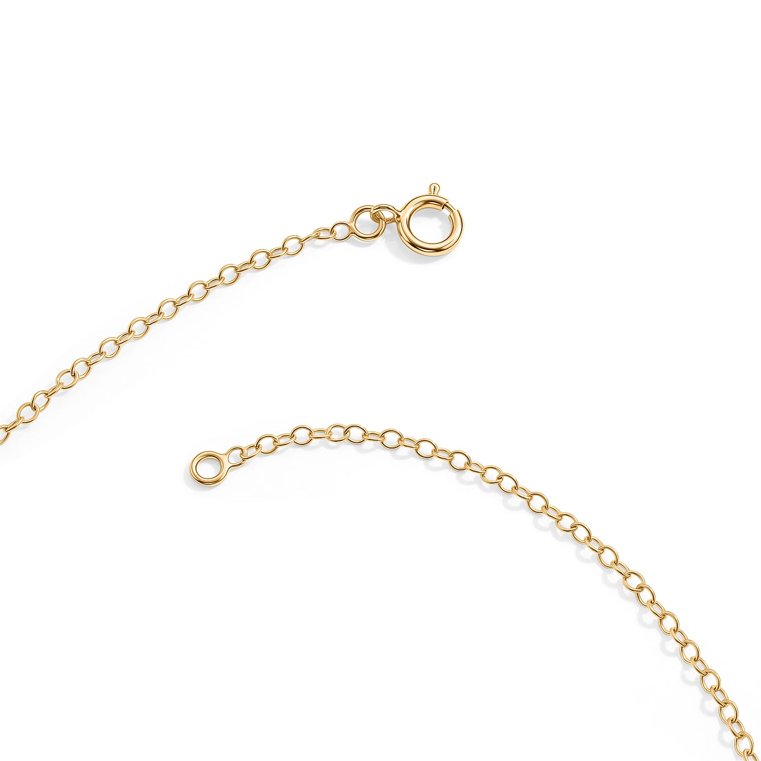 Green Agate 20.00 ctw Pendant Necklace in 14K Yellow Gold Over Sterling Silver 18 Inches