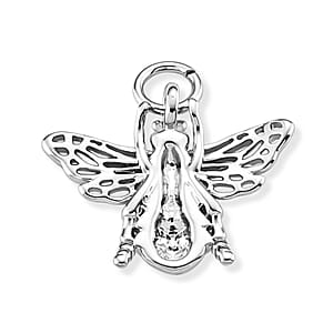 GCS Bee Pendant in Silvertone