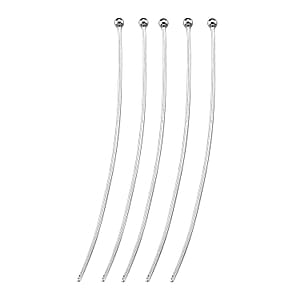 GCS Set of 100pcs Ball Head Pins in Silvertone