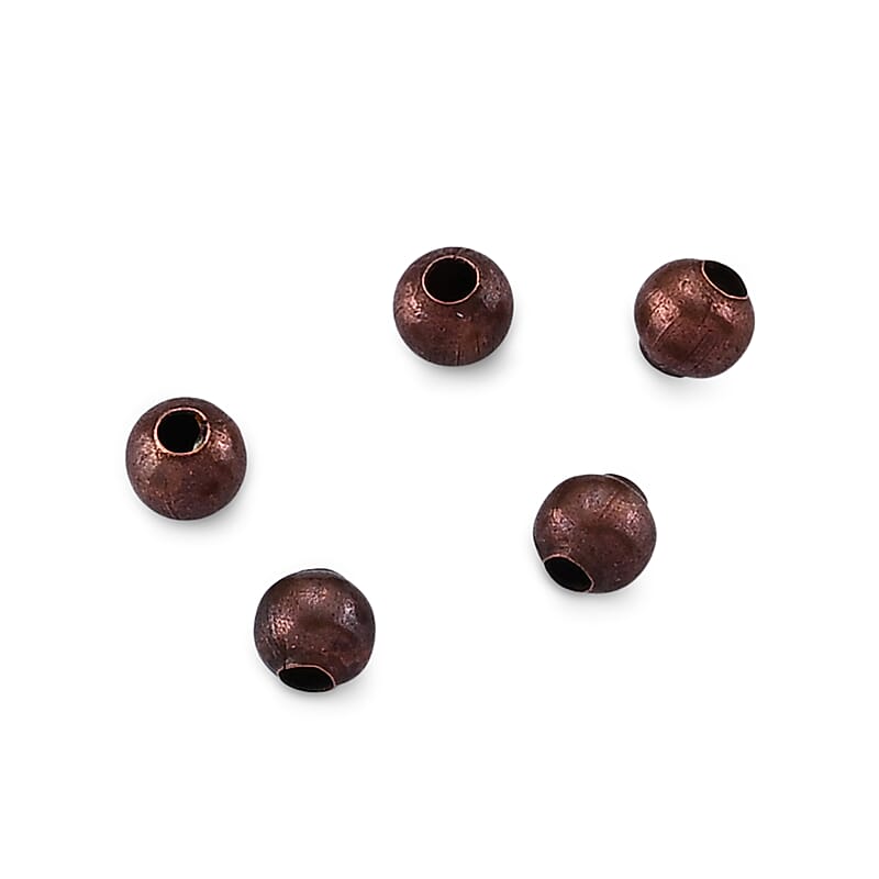 GCS Set of 2084pcs Round Spacer Beads in Rosetone