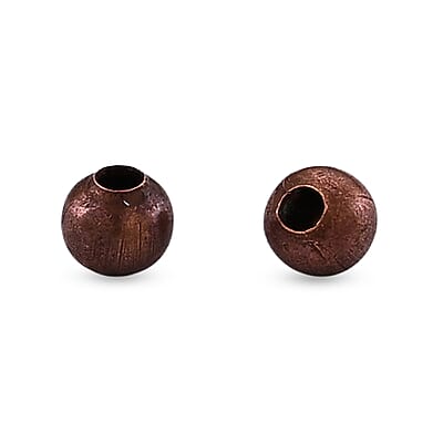 GCS Set of 2084pcs Round Spacer Beads in Rosetone