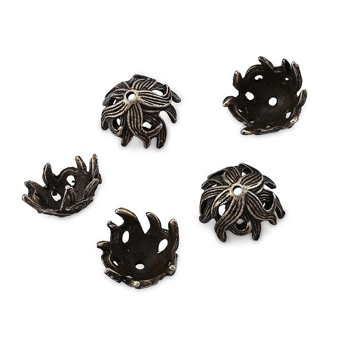 GCS Set of 50pcs Flower Shaped Bead Caps