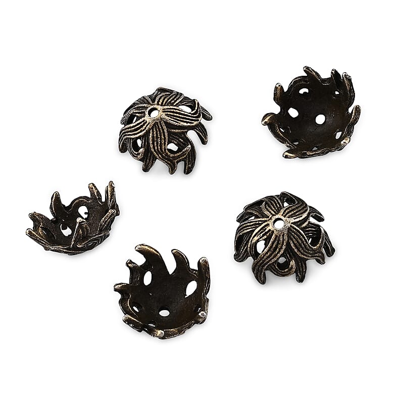 GCS Set of 50pcs Flower Shaped Bead Caps