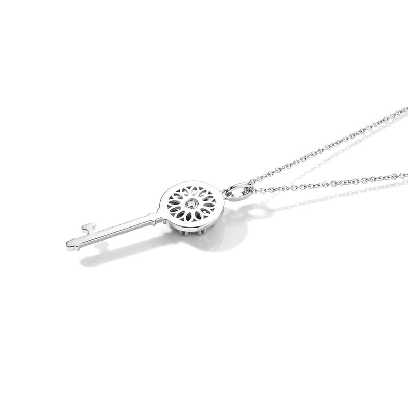 Multi-Tourmaline and Simulated Diamond 4.00 ctw Pendant in Silvertone with Stainless Steel Necklace (20 Inches)