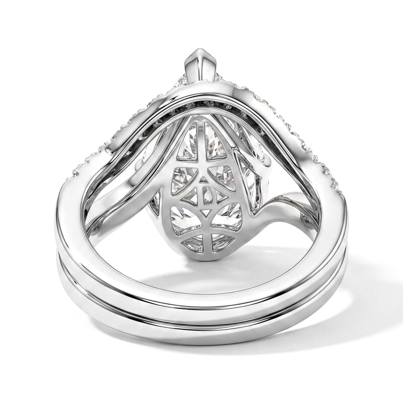 Doorbuster Luxuriant Lab Grown Diamond (G, VS) 5.40 ctw Set of 2 Stackable Ring in 950 Platinum (Size 6.00)