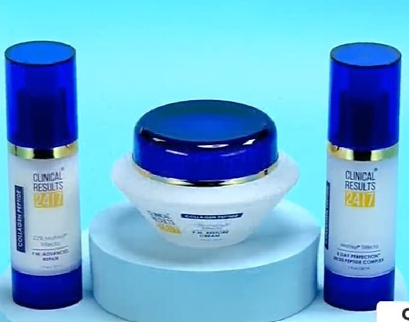Clinical Results Night Treatment Trio: Trifecta P.M. Advanced Repair, Restore Cream, and 5 Day PERFECTION™ 20:20 Peptide Complex