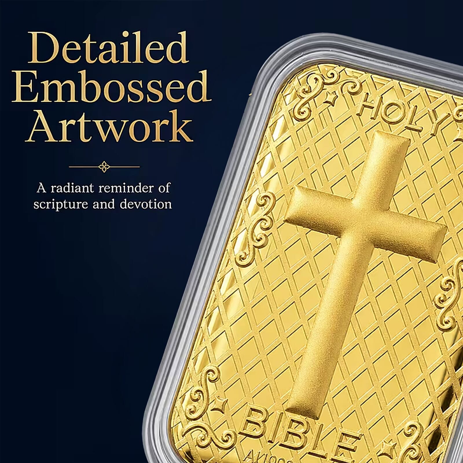 Set of 3 - Holy Bible the Word, Preserved in Pure Gold