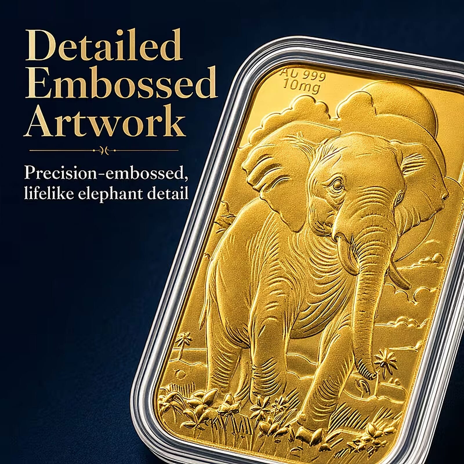 Set of 3 - Royal Elephant Wisdom That Walks Beside Good Fortune