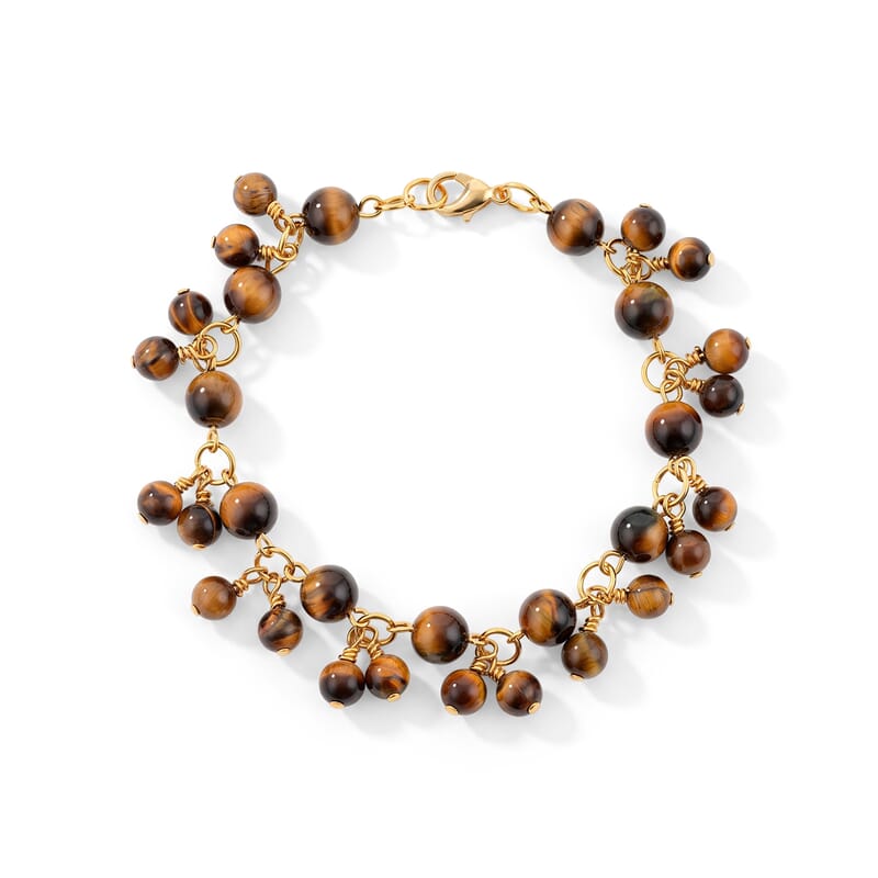 GCS Tigers Eye Beaded Bracelet Kit 295.78 ctw
