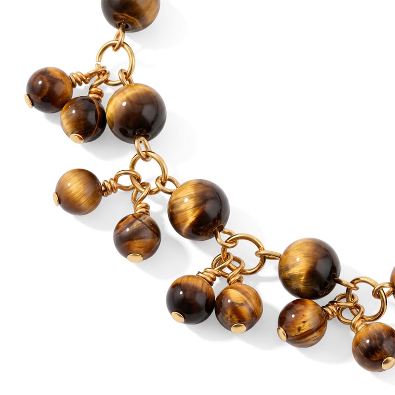 GCS Tigers Eye Beaded Bracelet Kit 295.78 ctw