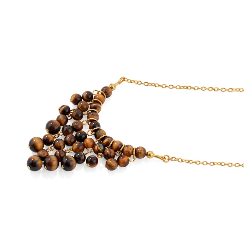 GCS Tigers Eye Necklace Kit 295.78 ctw