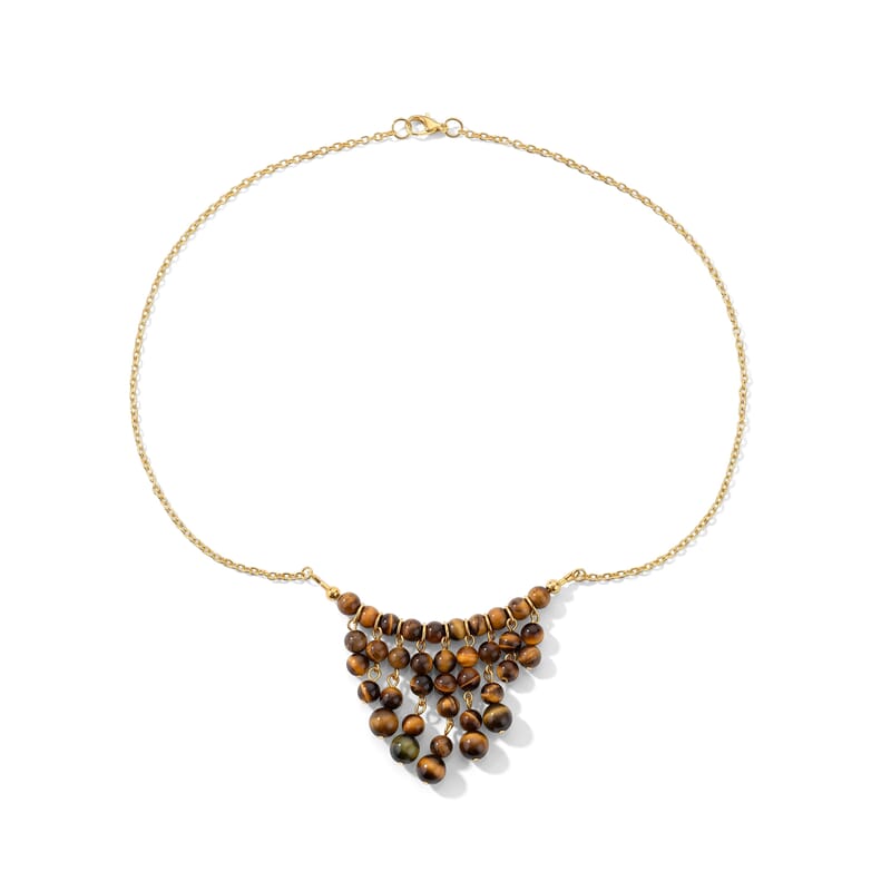 GCS Tigers Eye Necklace Kit 295.78 ctw