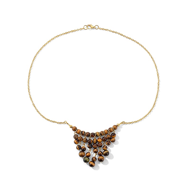 GCS Tigers Eye Necklace Kit 295.78 ctw