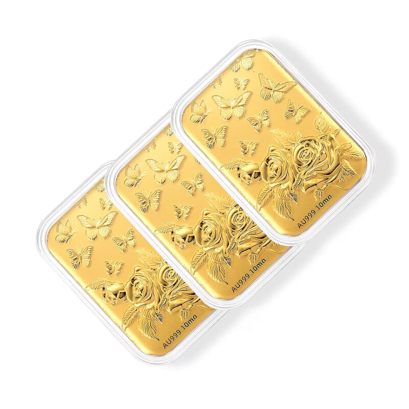 Set of 3 - Butterfly Family with Rose, Where Roses Bloom and Butterflies Always Stay