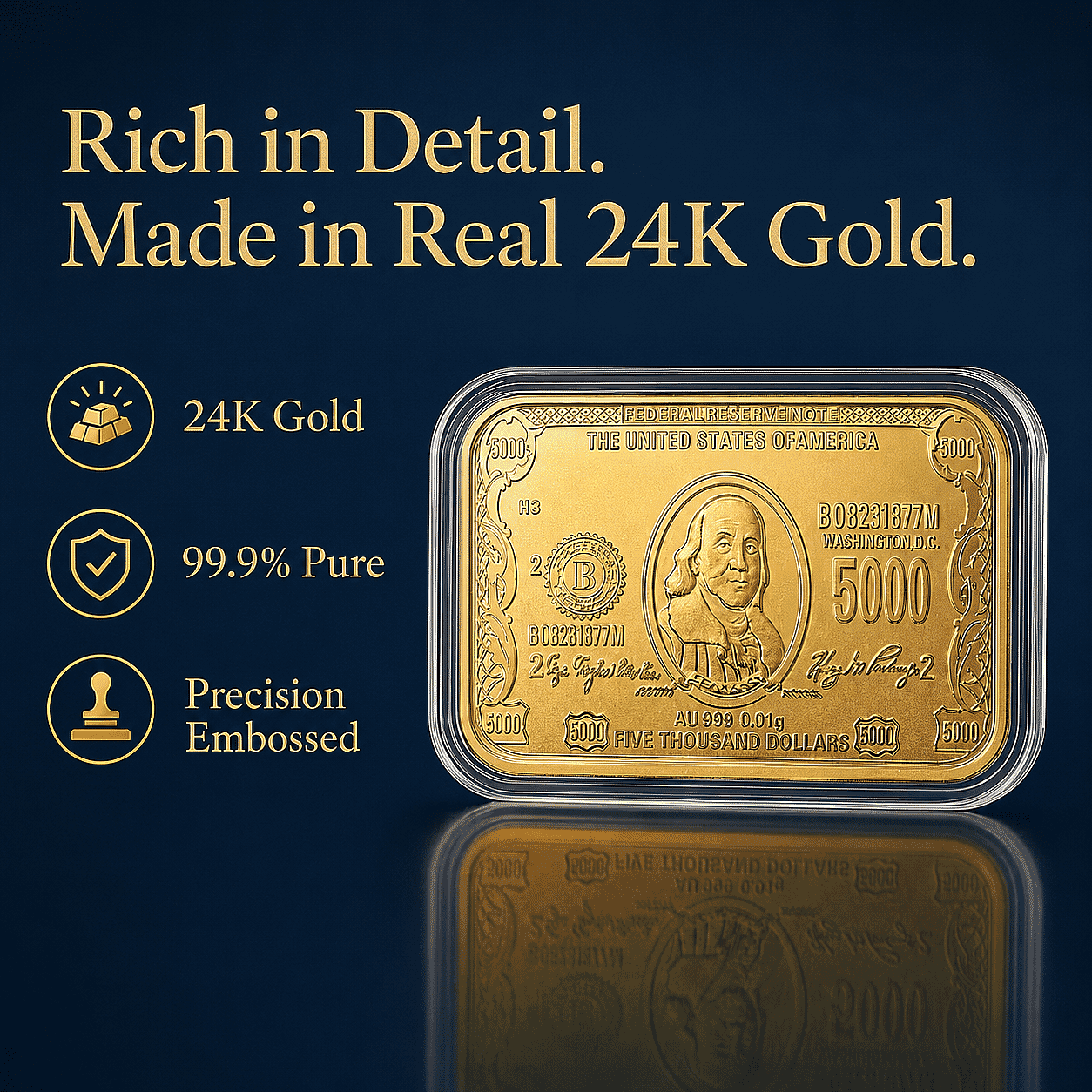 Set of 6 - Wealth of Nations - Currency Legacy the Story of Money, Told in Gold