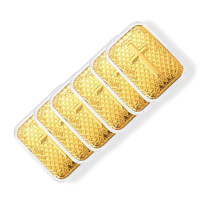 Set of 6 - Holy Bible the Word, Preserved in Pure Gold