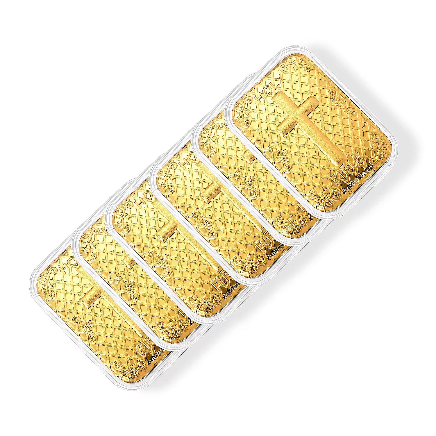 Set of 6 - Holy Bible the Word, Preserved in Pure Gold