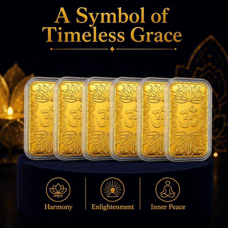 Set of 6 - Lotus of Light, Find Your Center, One Breath at a Time