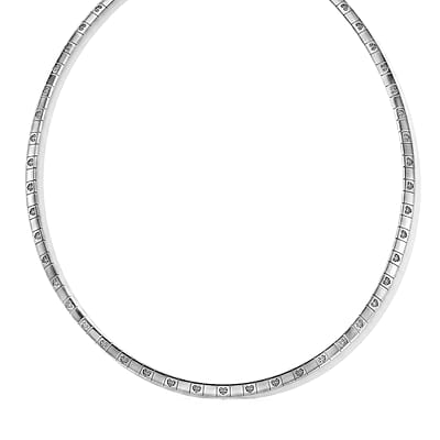 2 Piece Set - Fancy Necklace (20-22 Inches) and Bracelet (7.5-9.5In) in Stainless Steel