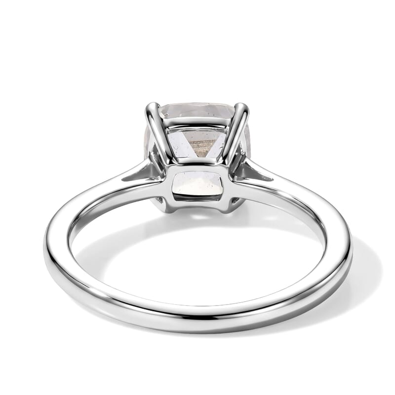 EverTrue Lab Created Sapphire 6.85 ctw Set of 3 Earrings, Ring (Size 7.0) and Pendant in Platinum Bond with Stainless Steel Necklace 20 Inches
