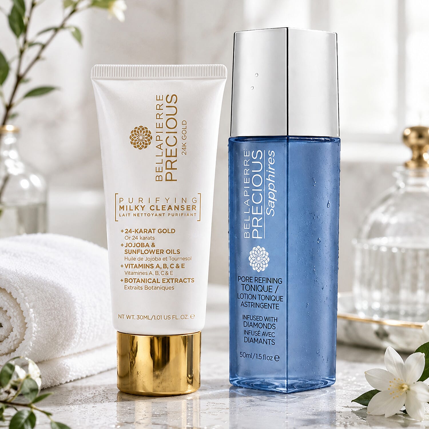 Purifying Milky Cleanser, Full Size Tonique and Eye Cream
