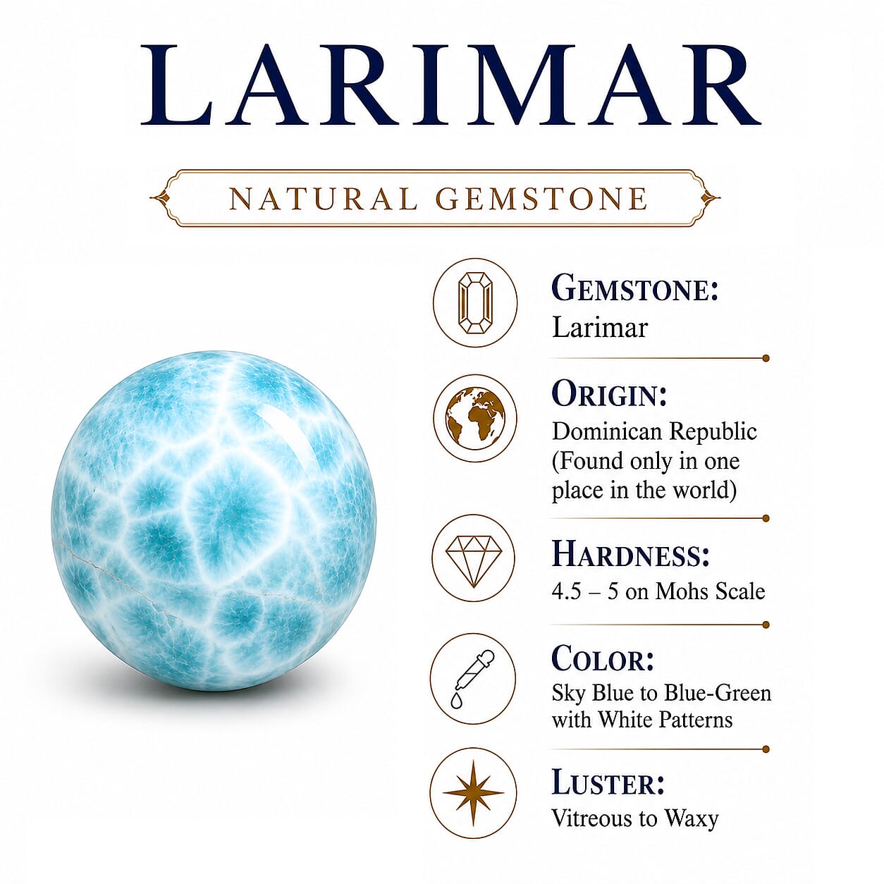 EverTrue Larimar and Multi Gemstone 7.60 ctw Sunburst Halo Pendant in 18K YG Plated with ION Plated YG Stainless Steel Necklace 20 Inches