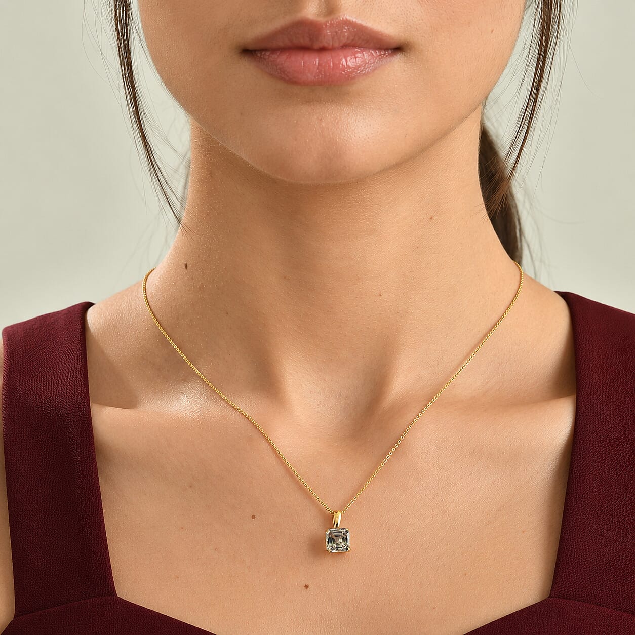 Doorbuster D'Joy AAA Turkizite 2.15 ctw Pendant Necklace in 18K Vermeil Yellow Gold Over Sterling Silver 20 Inches
