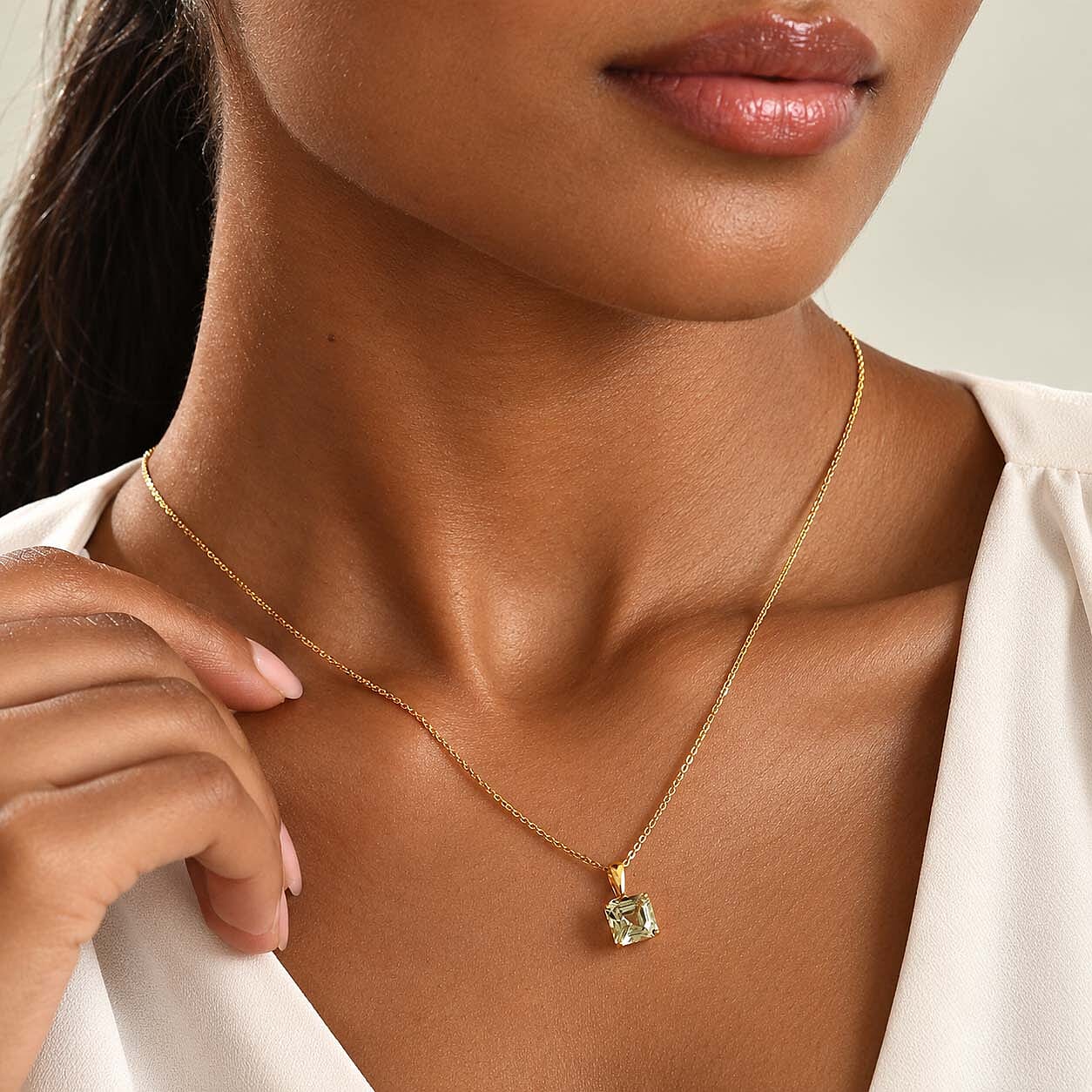 Doorbuster D'Joy AAA Turkizite 2.15 ctw Pendant Necklace in 18K Vermeil Yellow Gold Over Sterling Silver 20 Inches