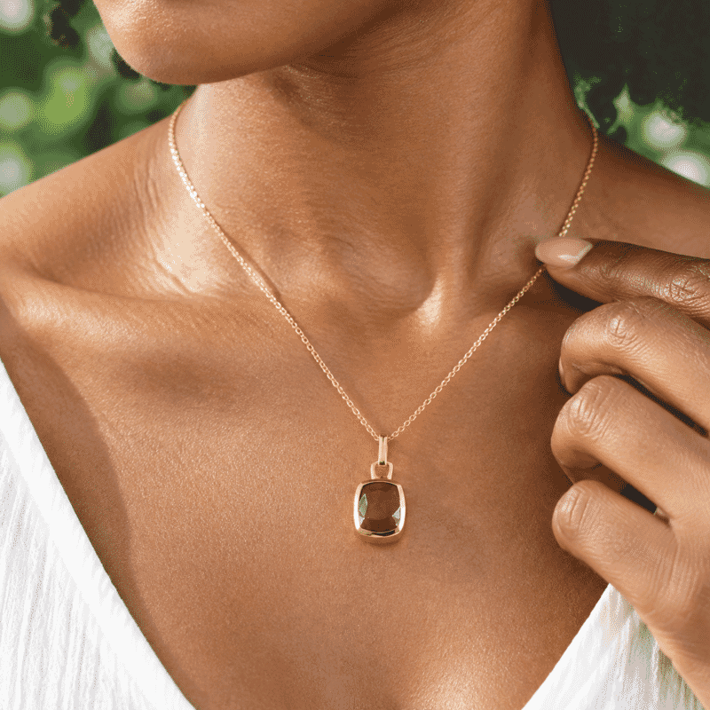 Rachel Roy Niassa Ruby (FF) 4.70 ctw Pendant Necklace in 18K Vermeil Yellow Gold Over Sterling Silver 16 Inches