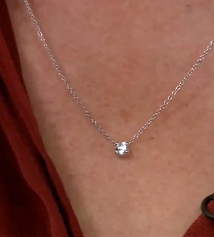 Lab Grown Diamond 1.00 ctw Earrings and Necklace (16-18 Inches) in Sterling Silver