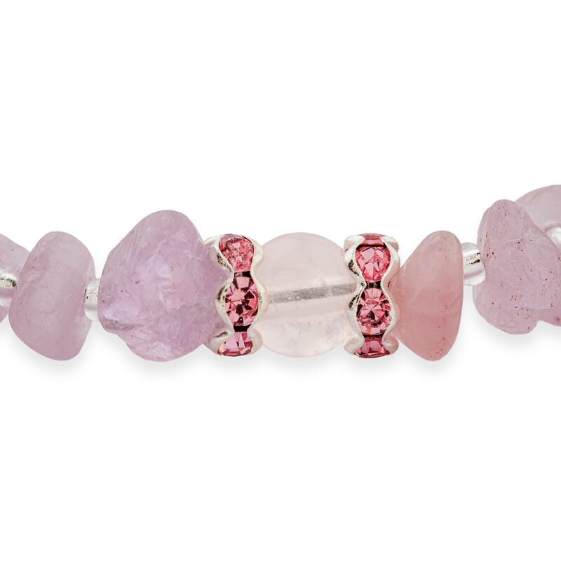 GCS Kunzite and Rose Quartz Bracelet Kit 458.62 ctw