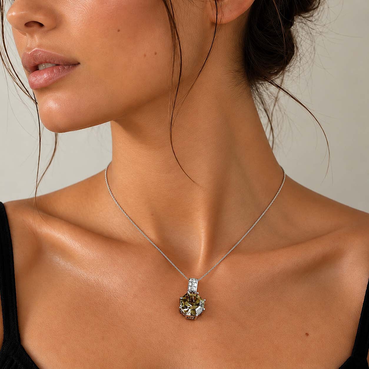 Doorbuster Rhapsody AAAA Turkizite and Diamond E-F VS 10.10 ctw Pendant Necklace in 950 Platinum 6.85 Grams 20 Inches