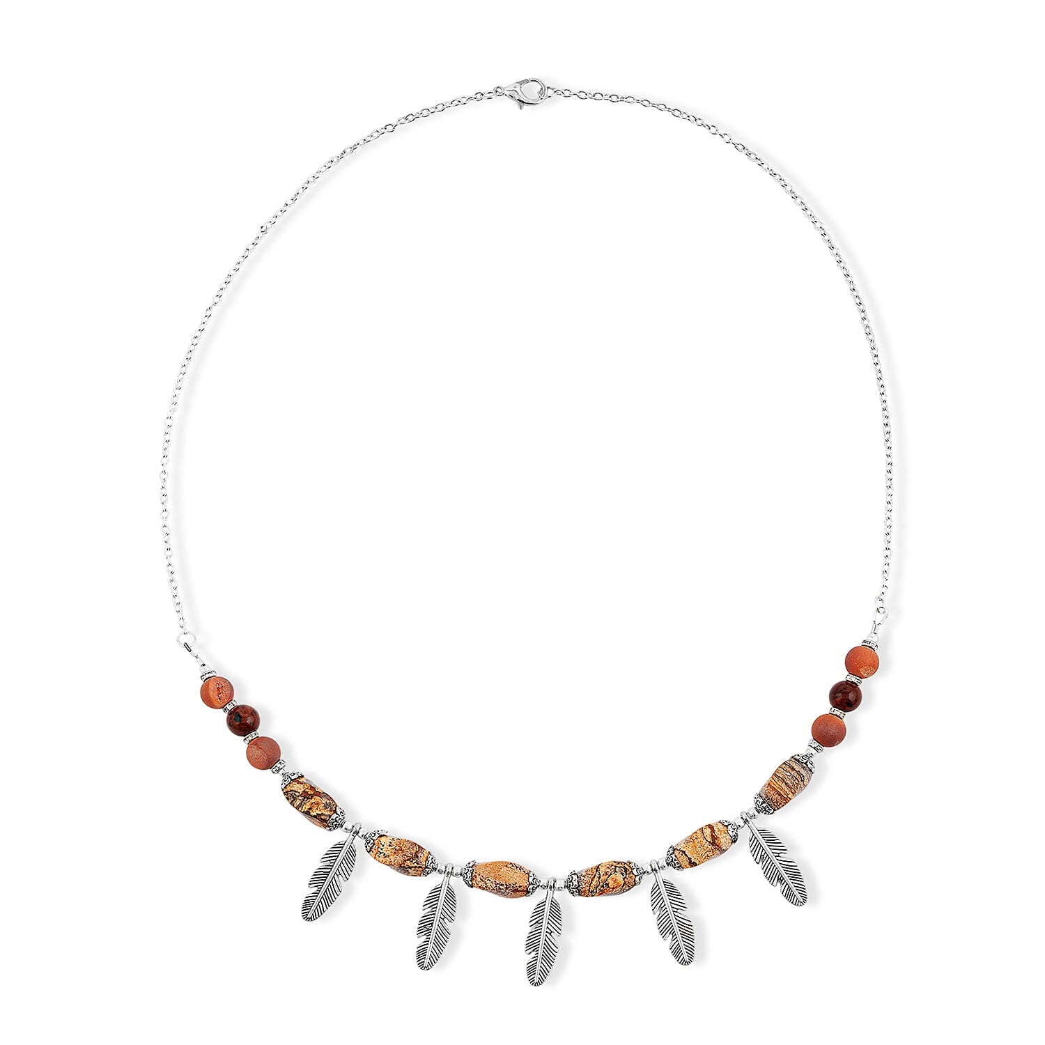 DIY Desert Feather Necklace Kit 484.50 ctw