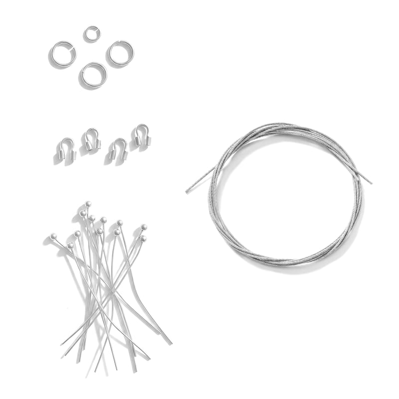 Onyx and Carnelian Double Strand Bracelet Kit