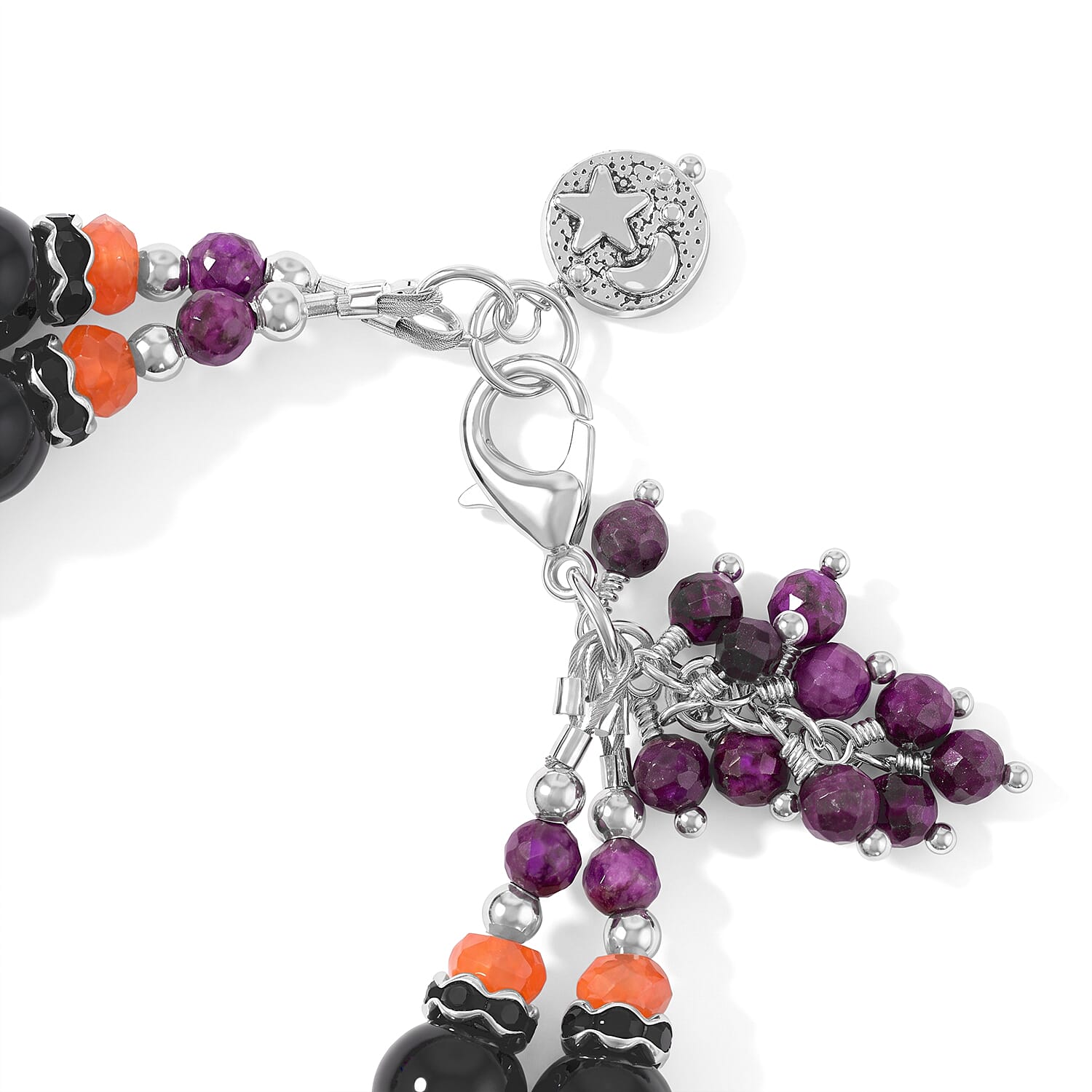 Onyx and Carnelian Double Strand Bracelet Kit