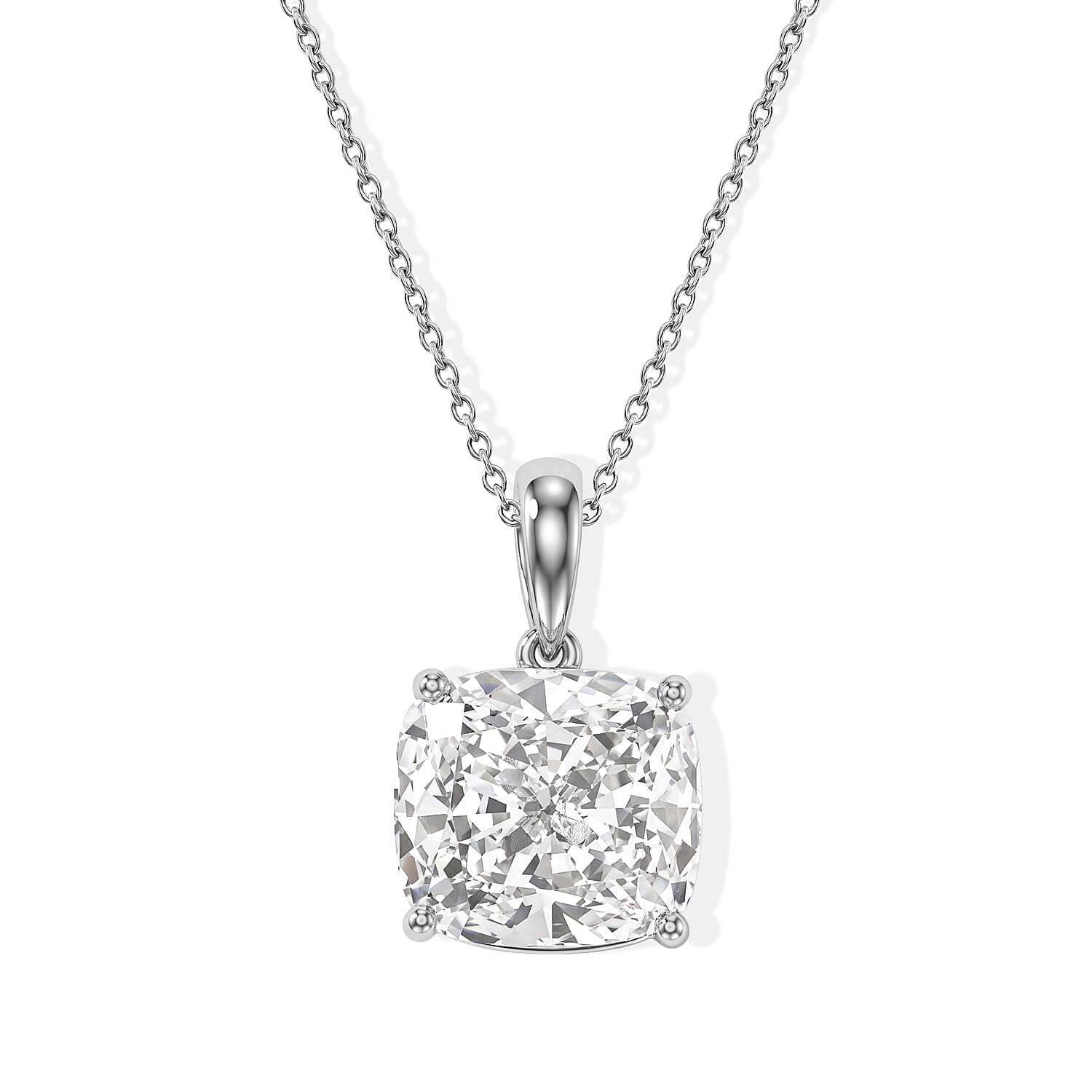 Doorbuster IGI Certified Luxuriant Lab Grown Diamond G VS 7.00 ctw Pendant Necklace in 950 Platinum 5.30 Grams 20 Inches