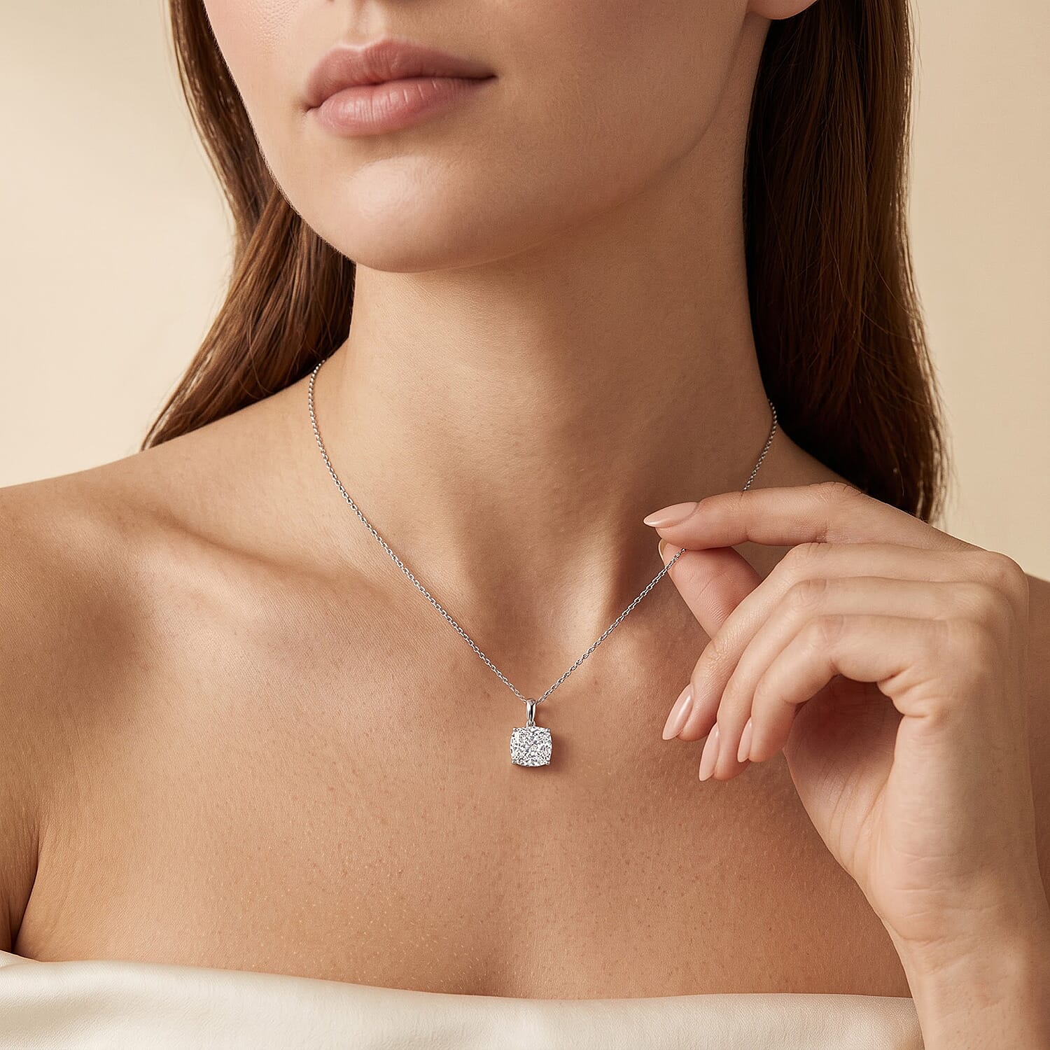 Doorbuster IGI Certified Luxuriant Lab Grown Diamond G VS 7.00 ctw Pendant Necklace in 950 Platinum 5.30 Grams 20 Inches