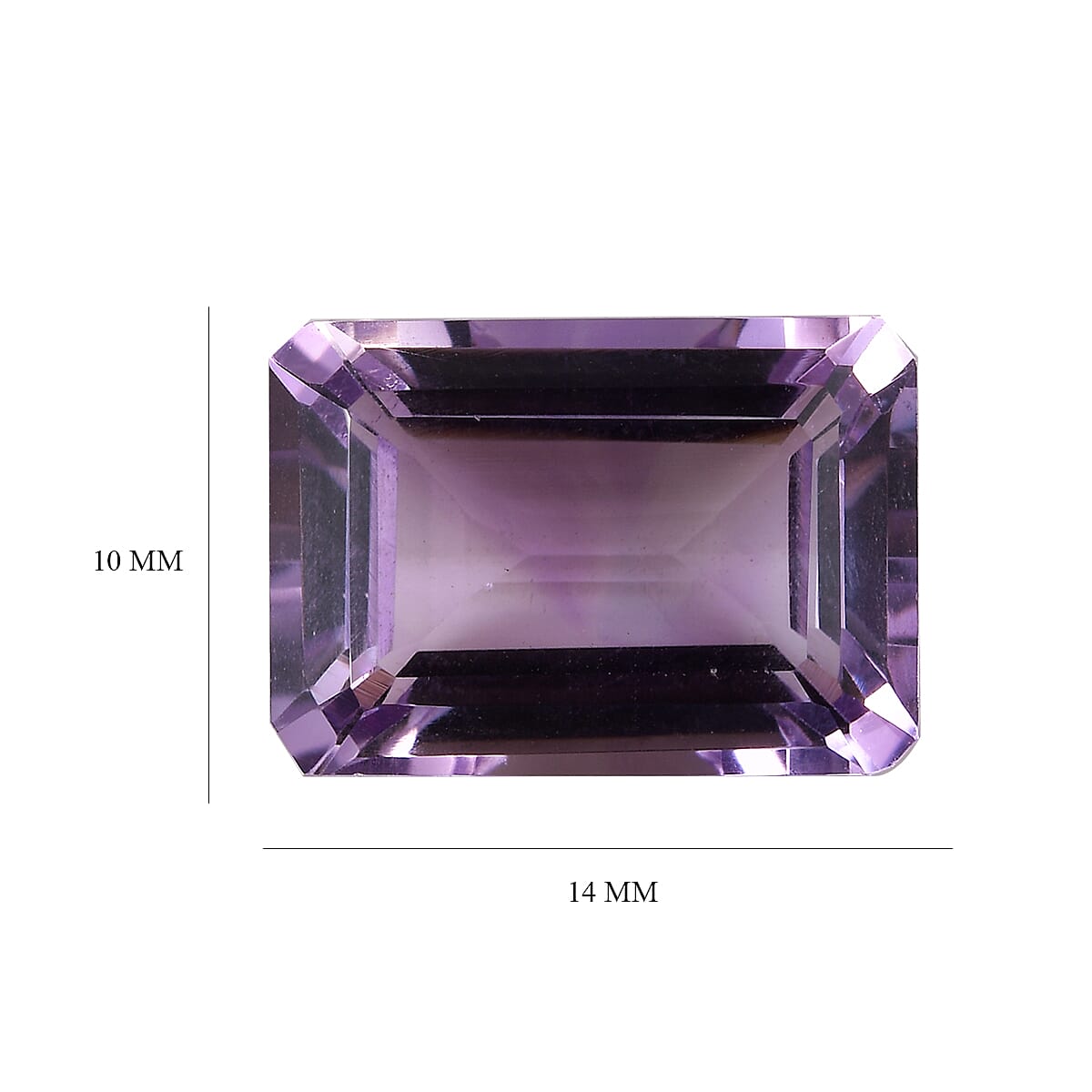 Rose De France Amethyst (Oct 14x10 mm) 6.52 ctw Loose Gemstone