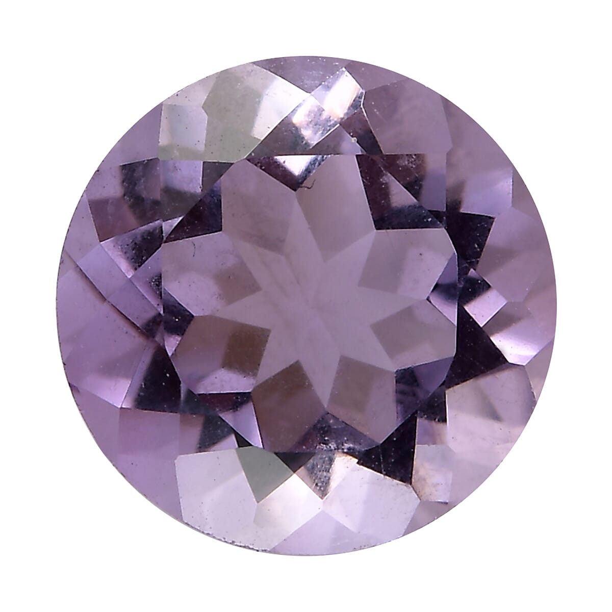 Rose De France Amethyst (Rnd 9 mm) 2.09 ctw Loose Gemstone