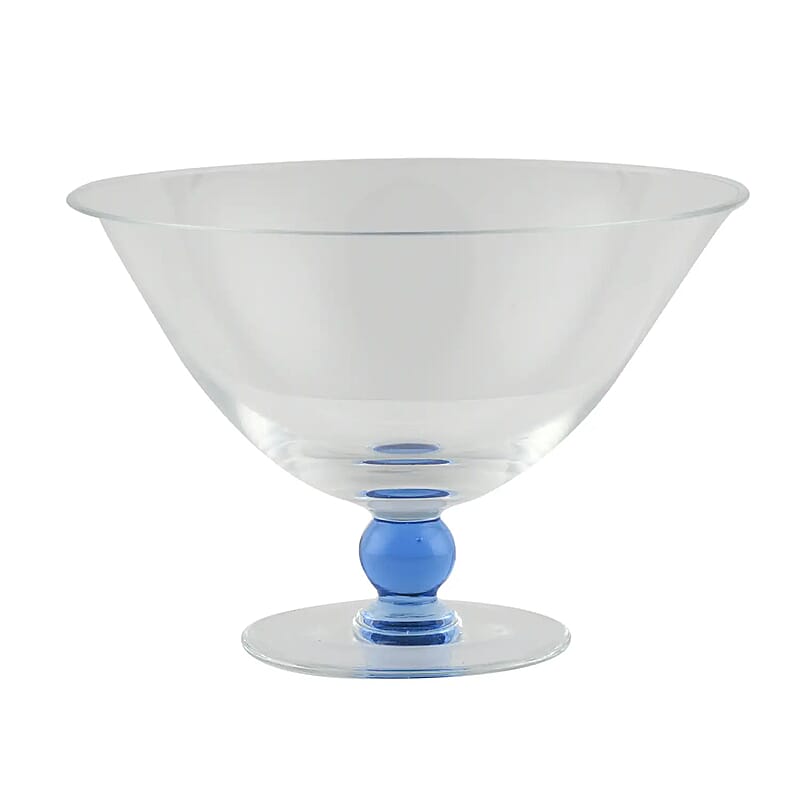 Closeout Made in Italy Murano Blue Drinking Glass