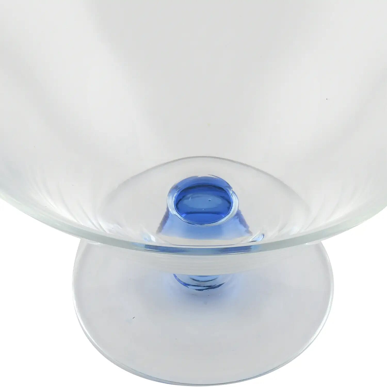 Closeout Made in Italy Murano Blue Drinking Glass