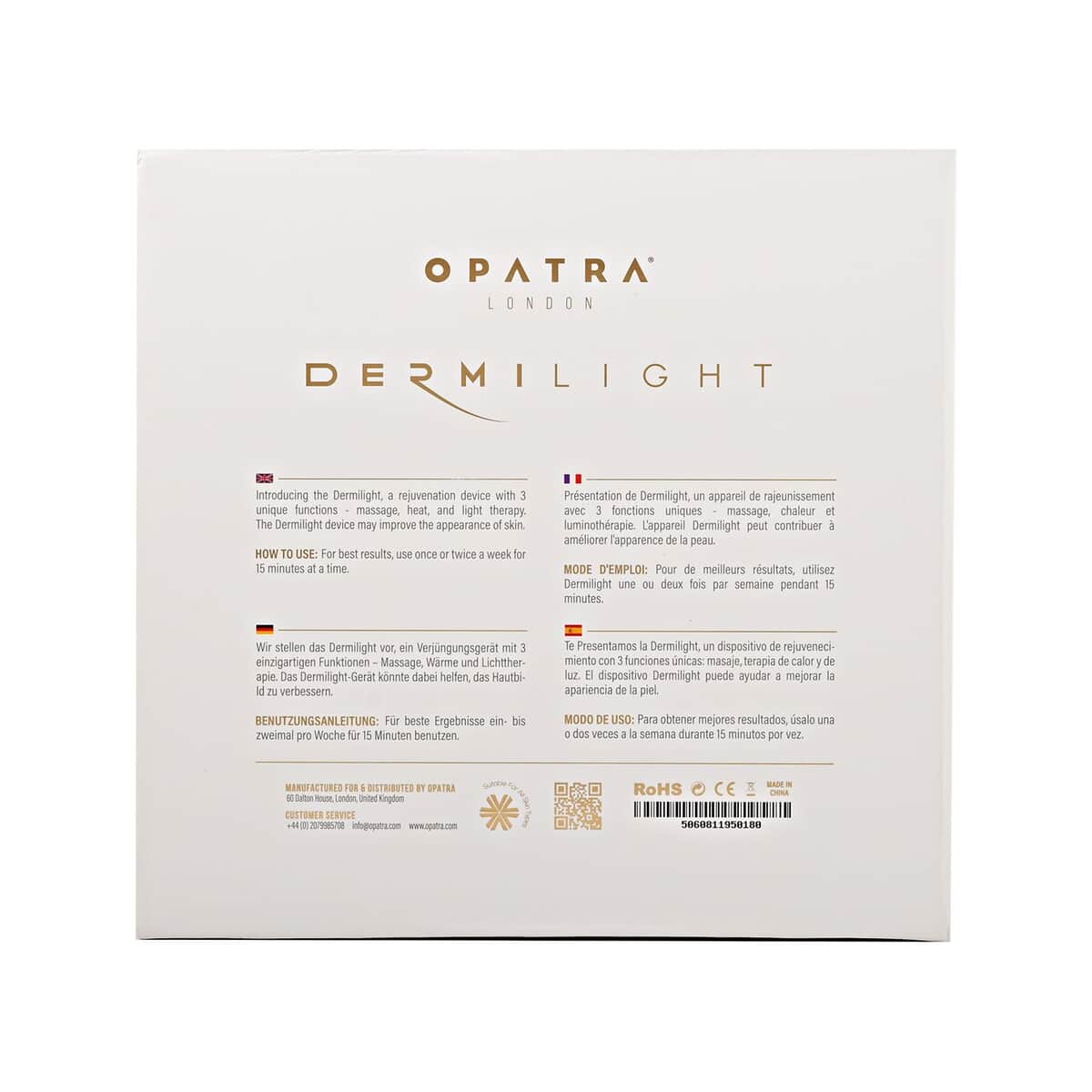 Opatra DermiLight with Heat, Massage and LED Light Therapy (Warranty Included) image number 7