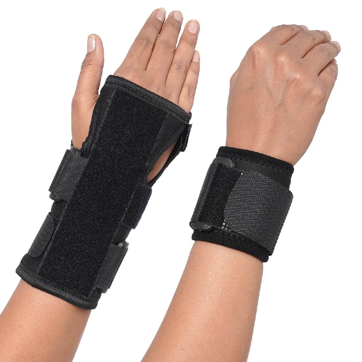 Black Magnetic Wrist and Forearm Support image number 0