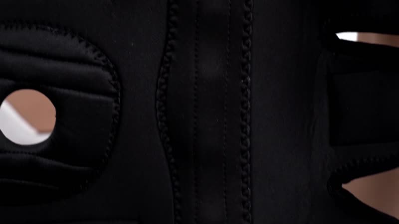 Black Drytex Knee Wrap Hinged Support with Ferrite Magnets (10.5x24)
