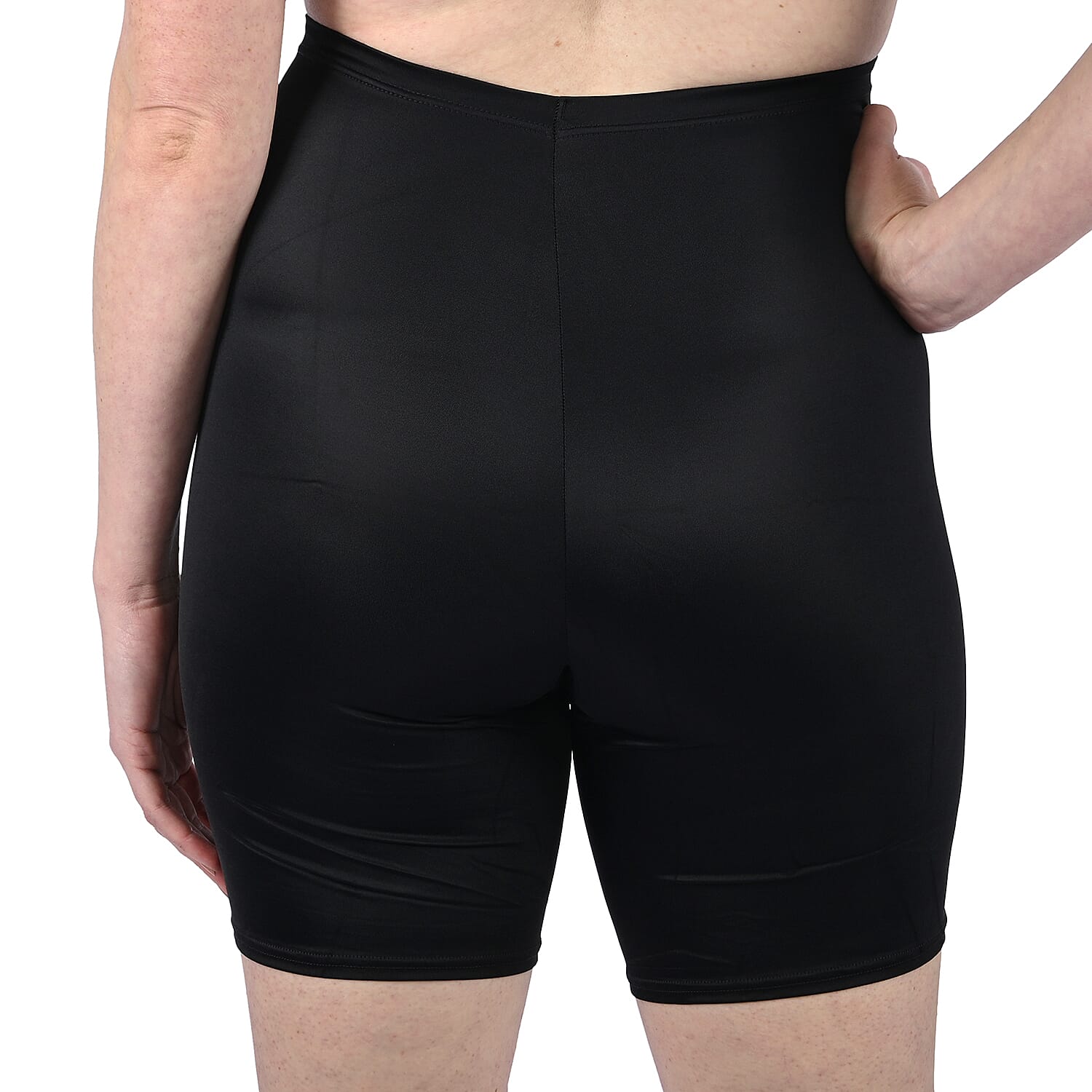 Maidenform Smoothing Cool Comfort Thigh Slimmer - Black (L, Nylon/Spandex)