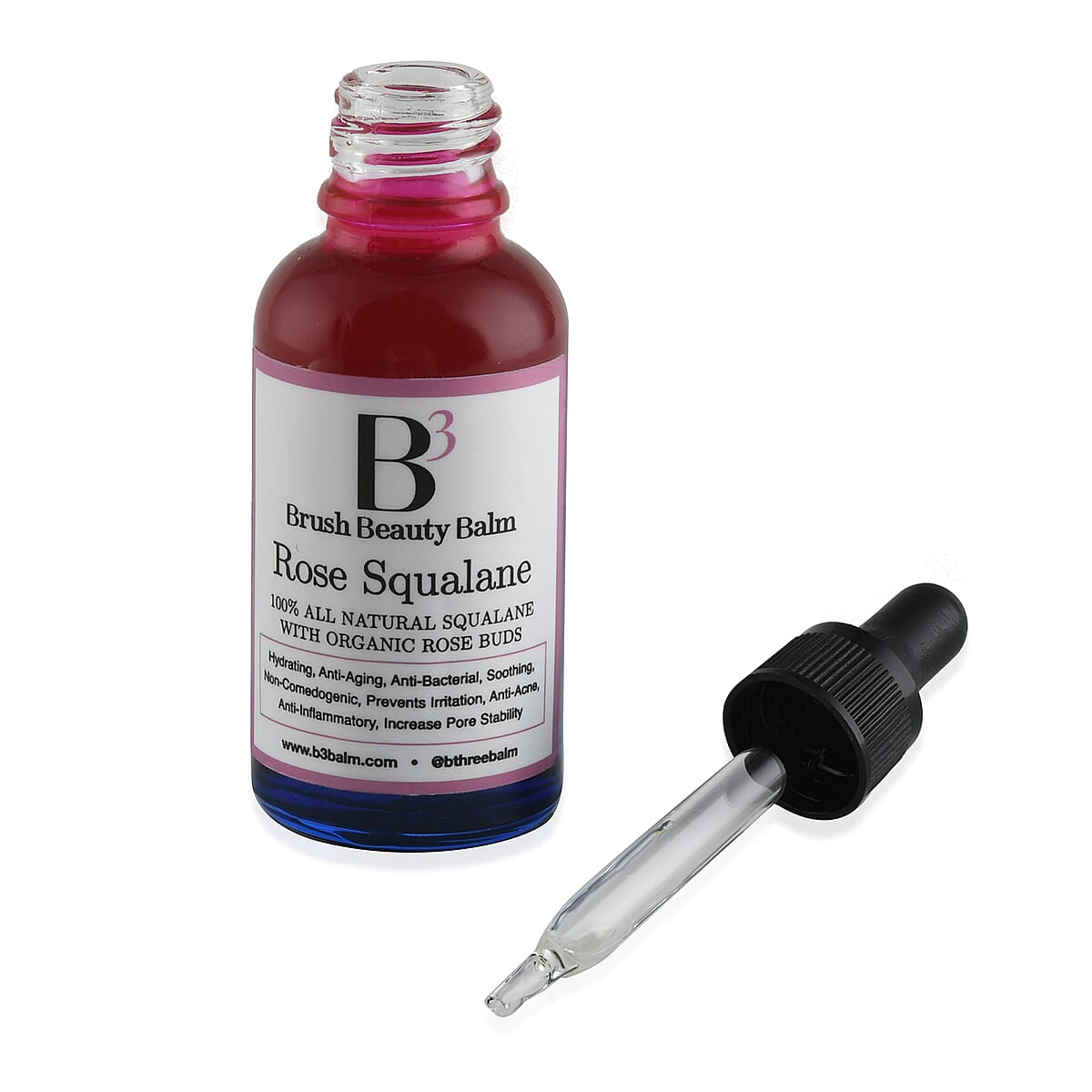 B3 Balm 100% Squalane with Rose Bud Oil 1 fl oz image number 3