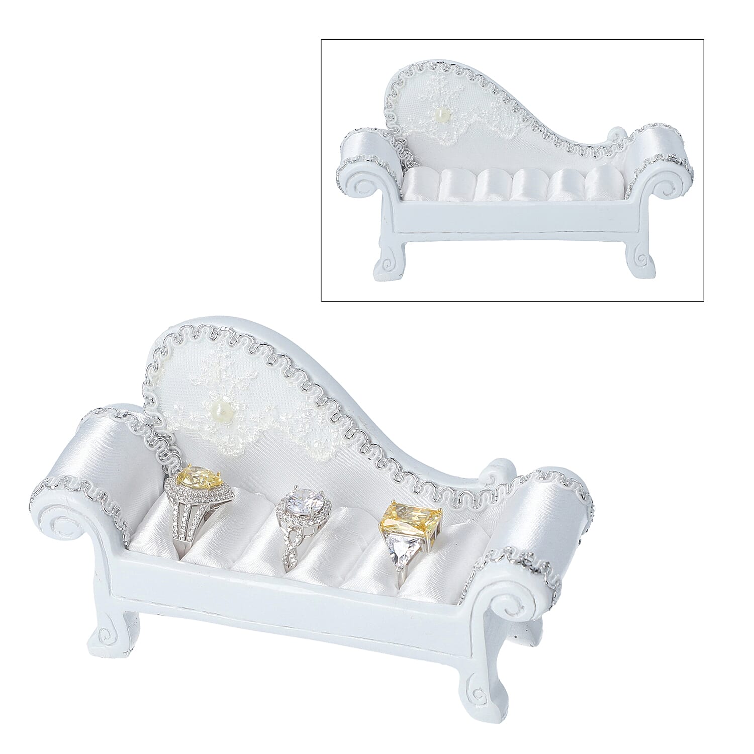 Hand Made Iron Sofa Shaped Storage Rack