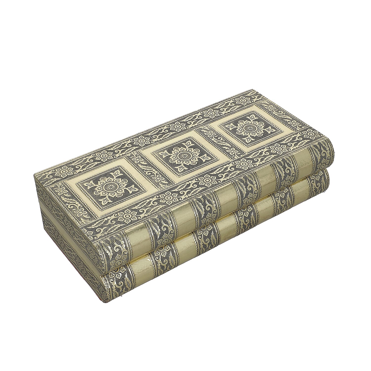 Handmade Gold Color Aluminum Oxidized Jewelry Box
