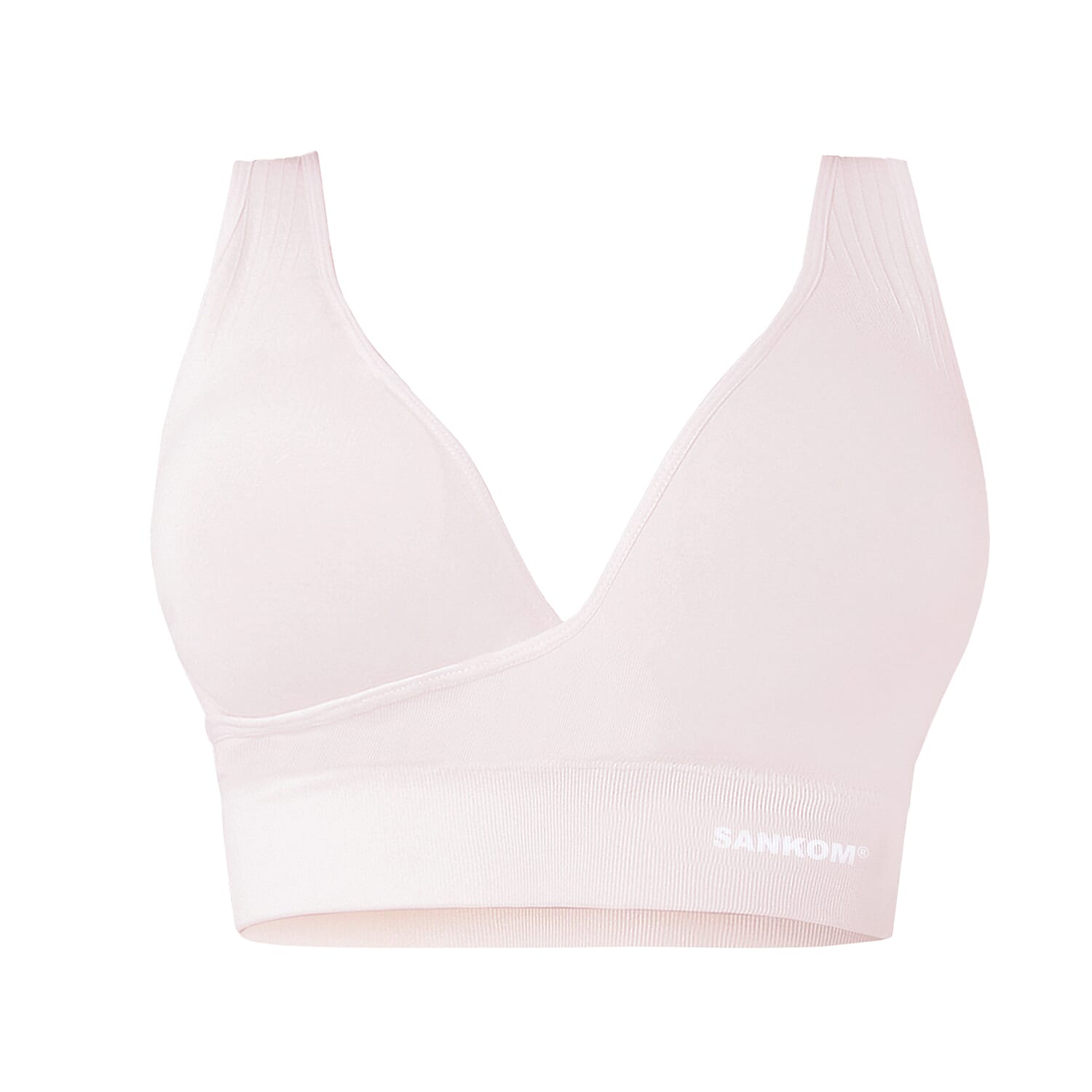SANKOM Patent Organic Cotton Support & Posture Bra - XXXL | Ivory
